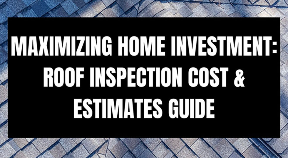 Roof inspection cost near me