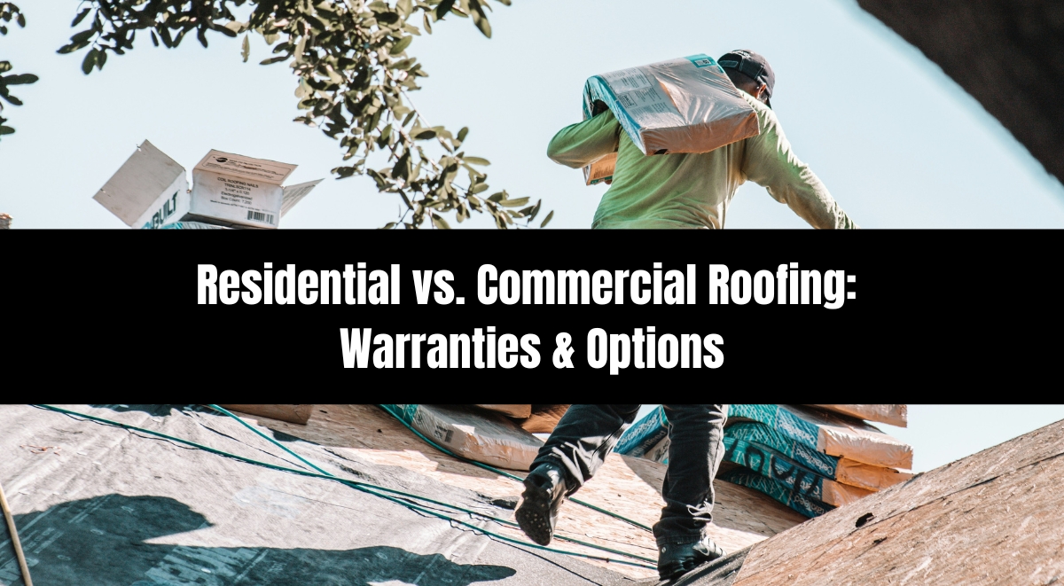 Roof contratist moving material over a roof